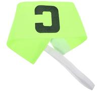 COOPHYA Brassard Design Antidérapant de Football en Nylon de Capitaine Vert Accessoire Professionnel pour et Entraînement Stade