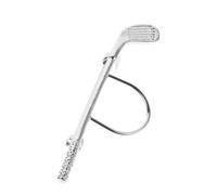 COOPHYA Broche de Golfeur en Cuivre Élégante Ornée de Zirconia Étincelants, Épingle Pratique pour Décorer Paquet à Dos ou Accompagner un Costume