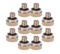 COOPHYA Buses de Brumisation en Acier Inoxydable Installation Facile et Anti-rouille 10pcs pour Pulvérisateur de Jardin Basse Pression Système D'irrigation Paysager