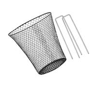 COOPHYA Cage à Plantes en Maille en Fer Noir, Dôme Végétal de Protection | Pot de Fleurs et Jardin, Conception Respirante à Forte Pénétration Lumineuse, avec Piquets au Sol