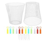 COOPHYA Cage de Protection des Plantes en Fer Blanc, Structure Détachable, 2 Ensembles pour Pots de Fleurs et Légumes, pour Jardinage et Plantation