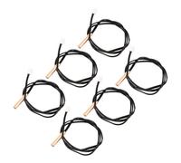 COOPHYA Capteur de Température à Thermistance en Cuivre 10k pour Climatisation, Haute Précision, 39 Cm, Lot de 6 Pièces, pour Surveillance et Contrôle Thermique