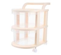 COOPHYA Chariot de Rangement Mobile à roulettes Plastique Trolley Multi Usage pour Salle de Bain Cuisine Chambre et Buanderie Facile à Assembler avec Tiroirs Organisateurs et Roues