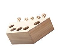 COOPHYA Chat Interactif en Matériau Synthétique Khaki, Labyrinthe de Chasse pour Chat et Chaton, Améliore L'interactivité et Satisfait la Curiosité Lors du Jeu Intérieur