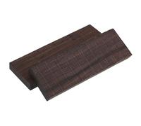 COOPHYA Chevalet de Guitare en Bois Foncé Marron 2pcs pour Fabrication D'instruments, Kit Complet et Quantité Suffisante pour Pièces de Guitare Acoustique