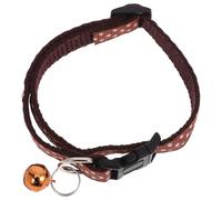 COOPHYA Collier à Clochette Léger et Réglable en Longueur avec Motifs à Pois en Matériau PP pour Chien et Chiot Accessoire pour Petits Chiens