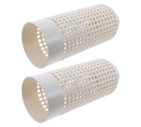 COOPHYA Composteur Extérieur en Plastique Beige 2pcs, Bac à Compost Facile à Entretenir pour Déchets Cuisine, pour Usage Domestique et Jardin