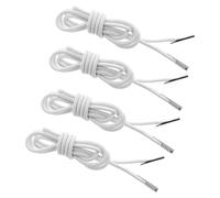 COOPHYA Corde Élastique de Remplacement 4pcs en Latex et Tissu Oxford Blanc Élasticité et Support Stable pour Chaise Longue pour Camping et Pêche