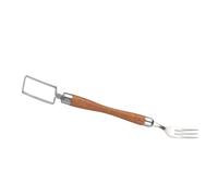 COOPHYA Coupe-pastèque et en Bois en Acier Inoxydable Multifonctionnel Fourchette Double Tête Résistant à L'usure, pour Découper des Fruits L'hôtel