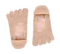 COOPHYA Coussin pour L'avant-pied en Coton Beige Réutilisable pour Femmes et Filles, Semelle Intérieure Compatible avec Différents Types de Chaussures pour Prévenir Callosités
