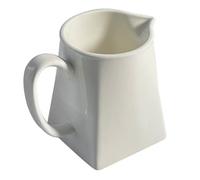 COOPHYA Crémier en Porcelaine Blanc 230ml Pichet à Lait Compact Minimaliste en Céramique pour Usage Personnel et Conservation Chaleur, pour Thé et Café