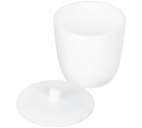 COOPHYA Creuset de Laboratoire Résistant la Chaleur Blanc en Ptfe 100ml Facile à Nettoyer pour Kit de Fusion et Métaux en Expérimentation Scientifique