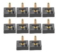 COOPHYA D'embouts de Talon Carrés en Pvc Lot de 5 Paires Noirs Offrant un Ajustement Confortable et Sécurisé pour Chaussures à Talons Hauts et Fins