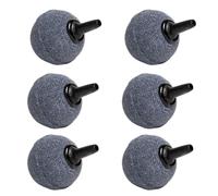 COOPHYA Diffuseur à Bulles en Pierre Sphérique 6 Pcs pour Aquarium et Hydroponie, Pierre à Air Offrant Un Taux D'oxygène Élevé, pour Maison et Aquarium