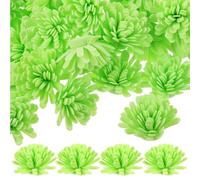 COOPHYA Diffuseur Passif de Parfum de Fleur Verte en PE, Lot de 100 Pièces pour Diffusion D'huiles Essentielles, Décoration Intérieure pour Salon ou Maison