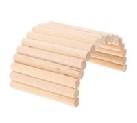 COOPHYA Échelle en Bois Marron pour Hamster et Hérisson, Résistante aux Morsures, Encourage l'exercice, pour Cage à Hamster Compacte et Sécurisée