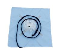 COOPHYA Écouvillon de Saxophone Alto en Coton Bleu Cordes Élastiques, Chiffon de Nettoyage Non Déformable pour Clarinette et Saxophone, Outil Pratique D'entretien