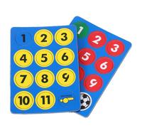 COOPHYA Ensemble Magnétique et Magnétisme Stable pour Tableau de Football Aimants Ronds en PC pour Ajustements Tactiques en Salle de t Entraînement