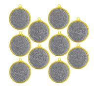 COOPHYA Éponges à Vaisselle en Mousse Rondes Lot de 10 Multi-usages , Séchage Rapide , pour Vaisselle et Plans de Travail Cuisine
