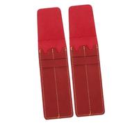 COOPHYA Étui à Stylos en Cuir Vintage Double Pochette 2Pcs pour Infirmière Paquet à Stylos Organisateur de Bureau Fournitures d'Infirmière