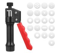 COOPHYA Extrudeuse D'argile Manuelle pour Modelage Solide en Plastique Noir pour Artisanaux et Décoration de Gâteaux