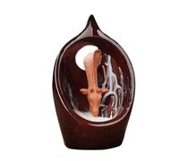 COOPHYA Four D'aromathérapie en Céramique de Girafe, Brûleur de Parfum à Reflux Classique et Délicat pour Ornement de Chambre Relaxant