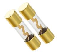 COOPHYA Fusible Haute Capacité de Charge Alliage Or Agu 150a Installation Facile, Pack de 2 pour Amplificateur Audio Voiture pour Modification Audio Automobile