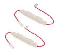 COOPHYA Fusible Haute Tension pour Micro-ondes, 2 Pièces, Plastique Blanc, Installation Facile, Remplacement Fiable pour Four à Micro-ondes Porte-fusible Intégré