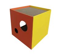 COOPHYA Griffoir Chat Cube Sisal Résistant Intérieur pour Chaton Maison Griffoir Accessoire pour Protéger Meubles et Offrir Repos