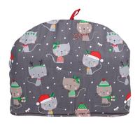 COOPHYA Housse de et pour Théière en Tissu Motif Délicat, théière Anti-brûlure Complète Décoration Élégante Cuisine