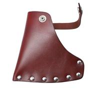 COOPHYA Housse de Protection en Cuir de Vache Boucle Métallique Marron Pratique pour Protection et Décoration pour Lame et Tête de Hache