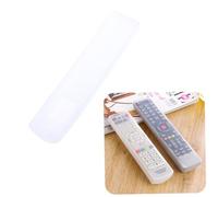 COOPHYA Housse de Télécommande TV en Silicone Transparente 21 X 5 X 17 CM Protection Imperméable Anti-Poussière Étui Souple Compatible Télécommande de Télévision pour Usage Quotidien