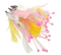 COOPHYA Jouets à Plumage Jouets Attachables Stimulant L'instinct de Chasse Lot de 8 Adaptés pour à Chat pour Chats Grelots Adaptés pour à Chat et Poignées de Porte