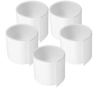 COOPHYA Kit de Remplacement de Lamelles de Stores Verticaux Blanc PVC 5 Pièces pour Réparation Facile et Maintien de Fonctionnalité des Fenêtres et Portes