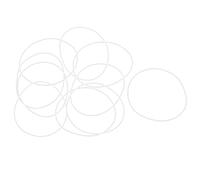 COOPHYA Kit de Réparation Lunettes Blanc 10 Pièces Joint en Silicone Lunettes Solide Design Polyvalent pour Usage Personnel