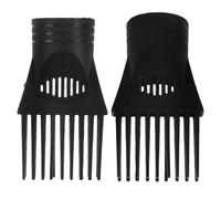 COOPHYA Lot de 2 embouts peigne pour sèche-cheveux - Embout démêlant et lissant pour cheveux bouclés et naturels - Outil de coiffage professionnel pour salon ou usage domestique
