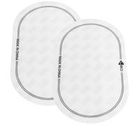 COOPHYA Lot de 2 Patchs de Protection en Tpe pour Grosse Caisse, Autocollants Réutilisables et Résistants pour Batterie, pour Joueurs de Batterie Double Pédale