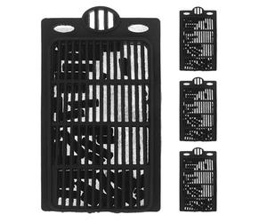 COOPHYA Lot de 4 Cartouches filtrantes pour Aquarium - Plaque de Filtration pour Aquariums d'eau Douce et d'eau de mer - Système sous-Gravier pour Une Claire et Propre