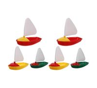 COOPHYA Lot de 6 Bateaux de Bain et de Plage : voiliers flottants pour Enfants, Jouet de Bain, Jouet de Piscine Flottant, voilier pour Jeux d'eau en Plein air, Plage et Bain