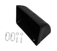 COOPHYA Mangeoire en Plastique pour Volailles Grosse Capacité, Nourrissage Automatique pour Poules, Oies Et Chèvres, Installation Cage Suspendue, Distributeur Hygiénique Léger Noir