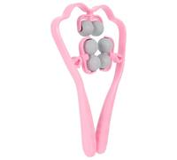 COOPHYA Masseur de Cou Portable en Abs Rose pour Soulager, Appareil de Massage Manuel Compact pour Relaxation Musculaire et Usage Domestique