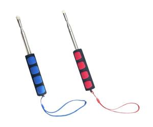 COOPHYA Mât de Drapeau Télescopique 1, 2 M en Acier Inoxydable 2 Pièces | Poignée pour Guide Extérieur, Réglage Flexible, Protection Main, Usage Parade et Pique-niques