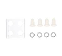 COOPHYA Moule à Rouge à Lèvres en Silicone Fait Main, Facile à Démouler, Kit DIY 4 Moules et Support, pour Fabrication de Rouge à Lèvres à Domicile