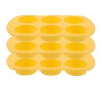 COOPHYA Moule Silicone Citron 3 Pièces Forme Tranche pour Fabrication Bougies DIY Loisirs Créatifs Moules à Cire Flexibles Démoulage Facile Petits Outils Artisanaux