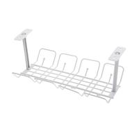 COOPHYA Organiseur de Câbles Bureau en PP Simple et Élégant, Panier de Rangement Multifonction pour Bureau et Espace de Vie, Garde Les Câbles Bien Rangés
