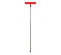COOPHYA Outil de Levage du Couvercle de Vidange en Acier Inoxydable Noir, Crochet en T Antidérapant pour Levage sans Effort, pour Secours et Travaux Extérieurs