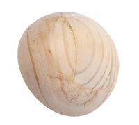 COOPHYA Outil de Sculpture en Bois de Pin 12 Cm pour Poterie, Forme Géométrique Demi-ronde, Prise Confortable et Design Ergonomique pour Création de Bols et Paniers
