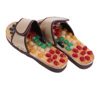 COOPHYA Pantoufles de Massage Pieds en Pierre pour Usage Domestique, Résistantes à L'usure, Design Simple Unisexe, Masseur de Pieds Confortable pour Détente la Maison
