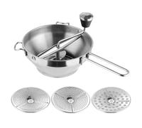 COOPHYA Passe Vite Ustensile Cuisine en Acier Inoxydable, Presse-purée de Pommes de Terre Manuel pour Purée et Légumes, Cuisine Quotidienne