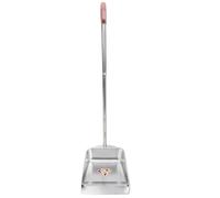 COOPHYA Pelle Ménagère Acier Inoxydable avec Manche Long Ergonomique sans Courbure Balayette Nettoyage Pratique pour Maison et Cuisine Ramasse-poussière Compact Couleur Couleur Aléatoire